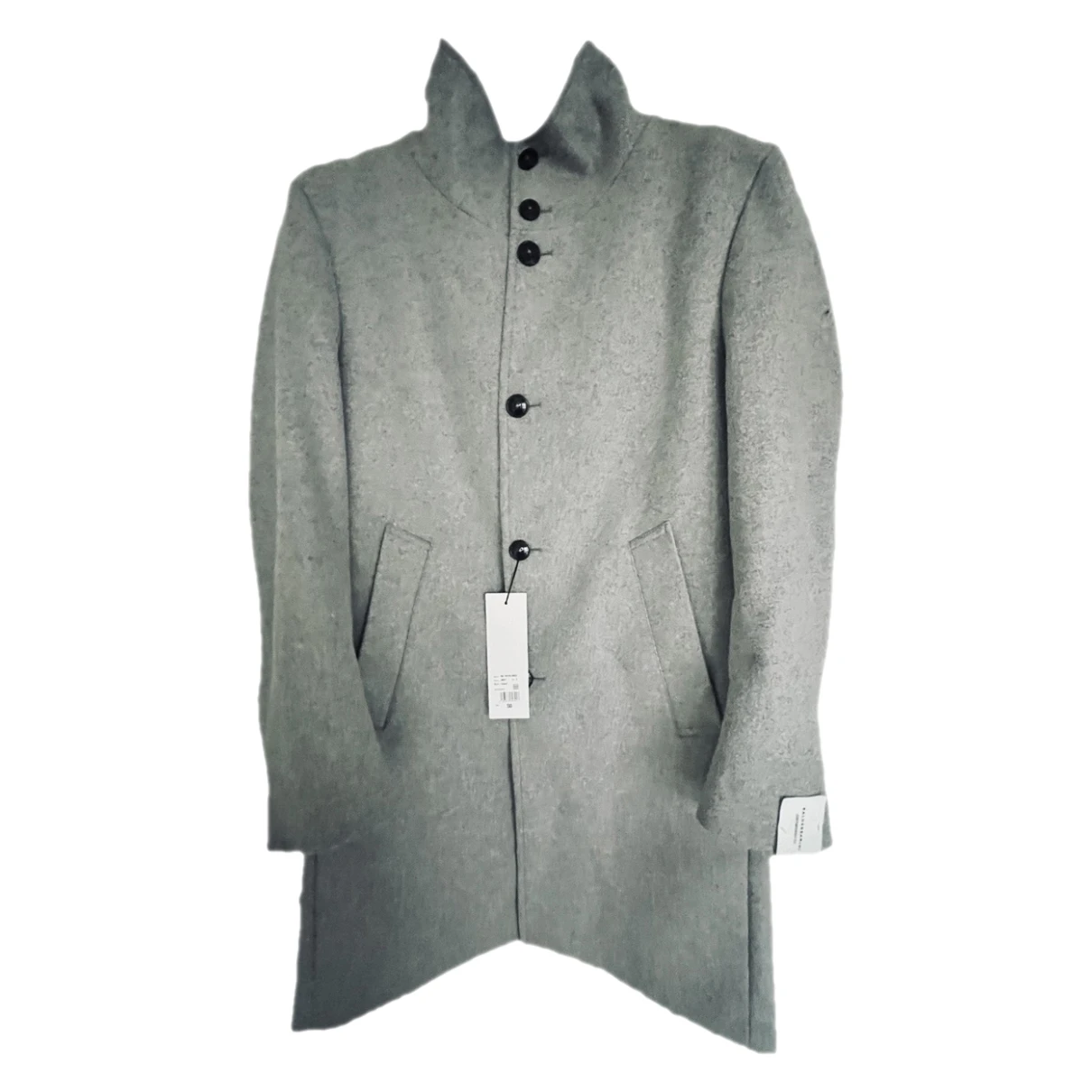 Pre-owned Baldessarini Wool Coat In Grey