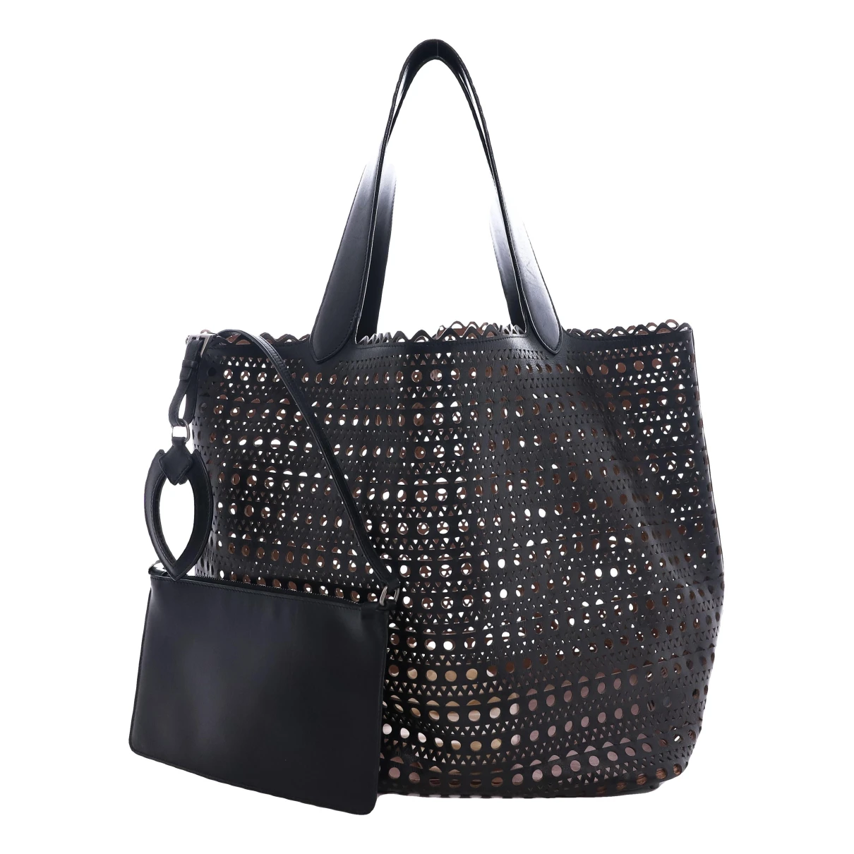 Pre-owned Alaïa Leather Bag In Black
