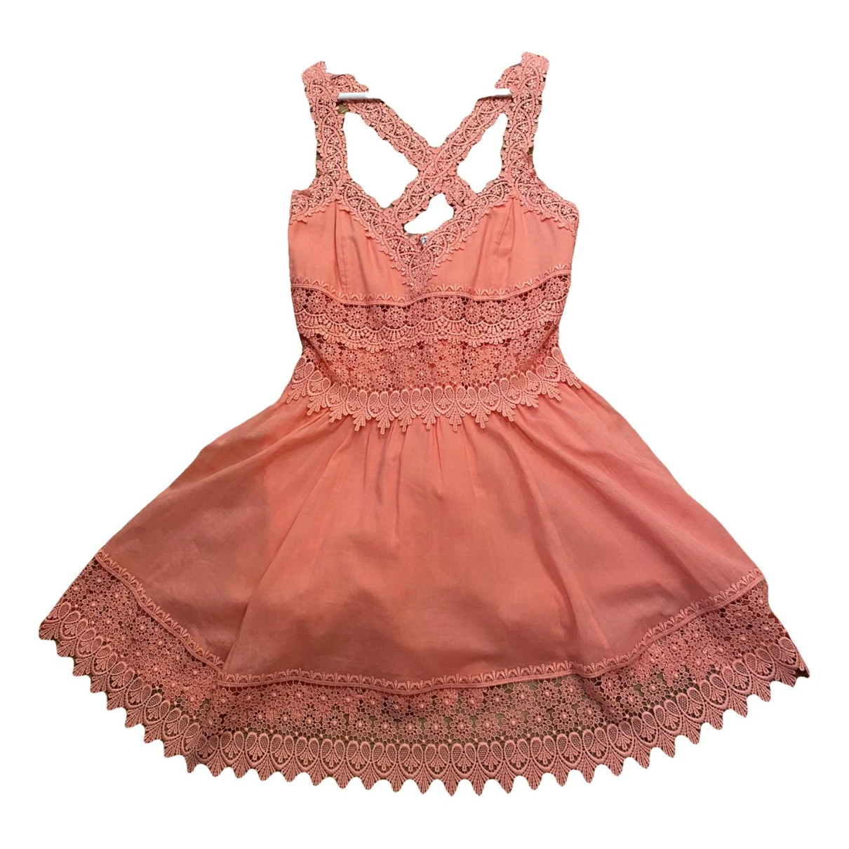 Pre-owned Charo Ruiz Mini Dress In Pink