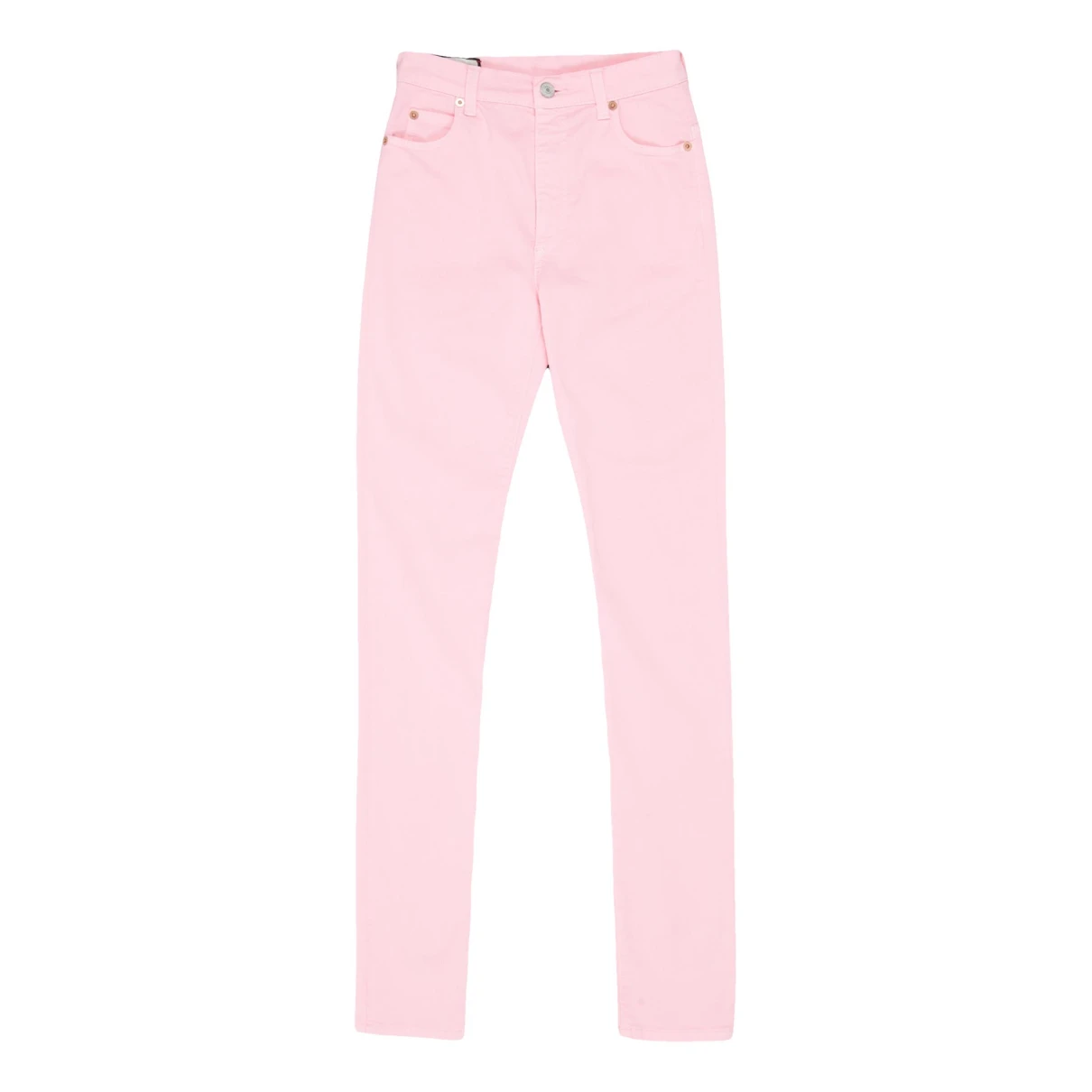 Pre-owned Gucci Slim Jeans In Pink