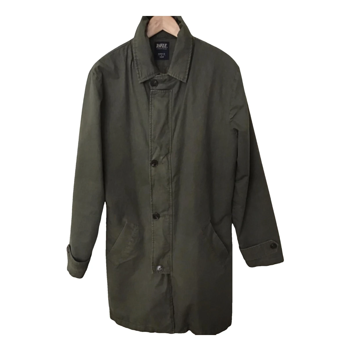 Pre-owned Rifle Trenchcoat In Green