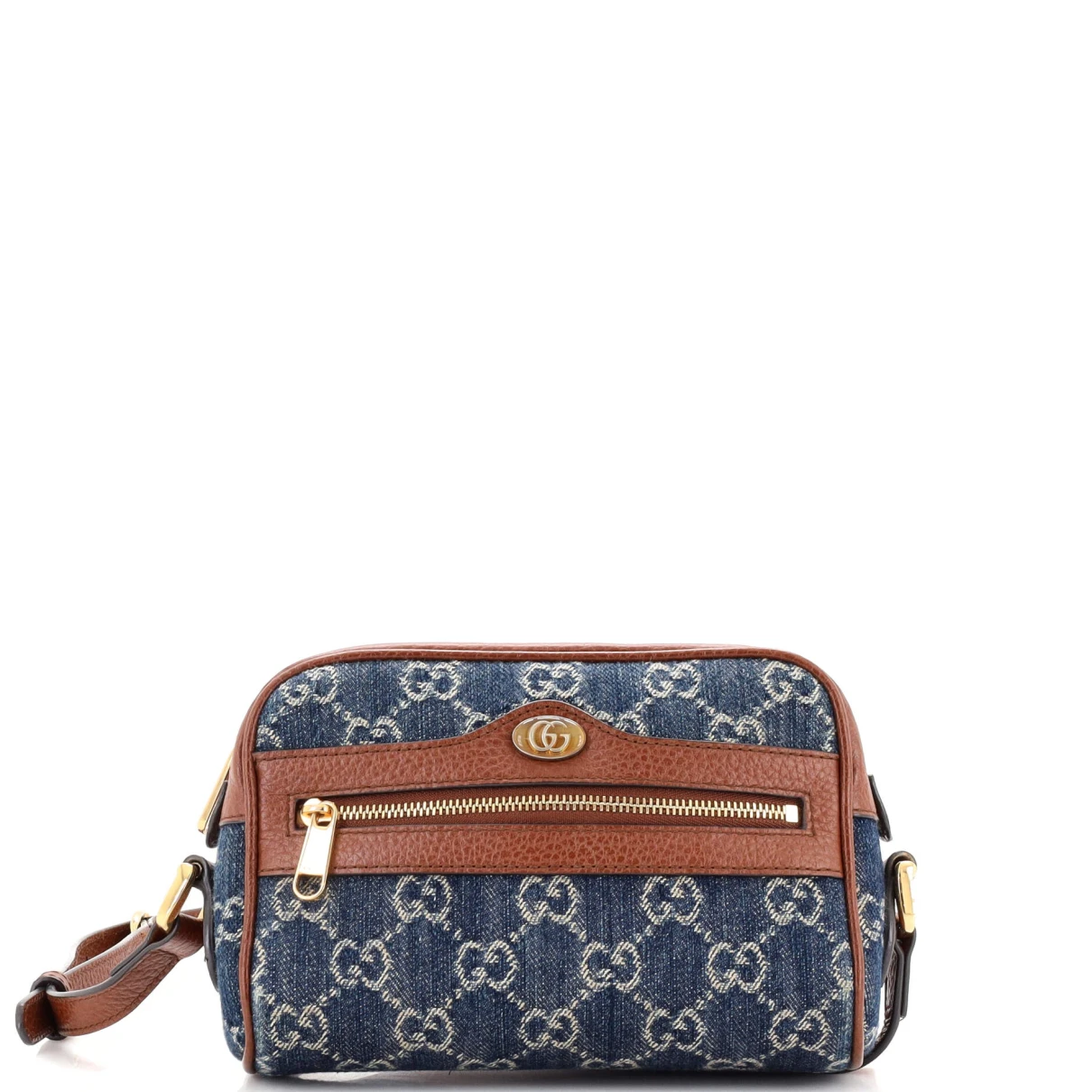 Pre-owned Gucci Crossbody Bag In Blue