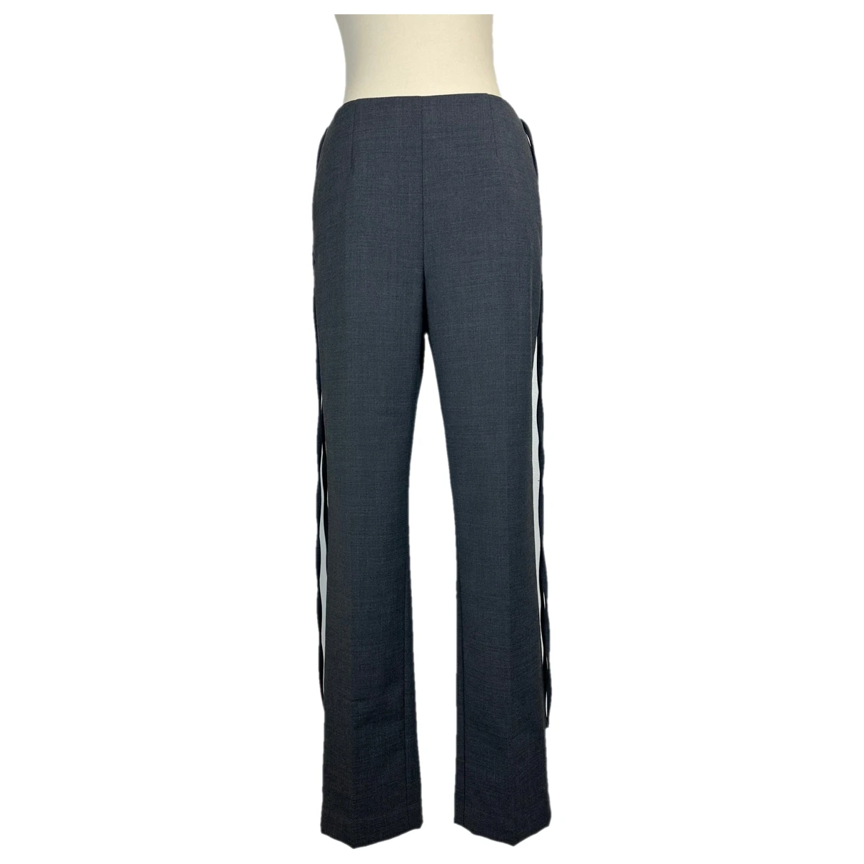 Pre-owned Mm6 Maison Margiela Straight Pants In Grey