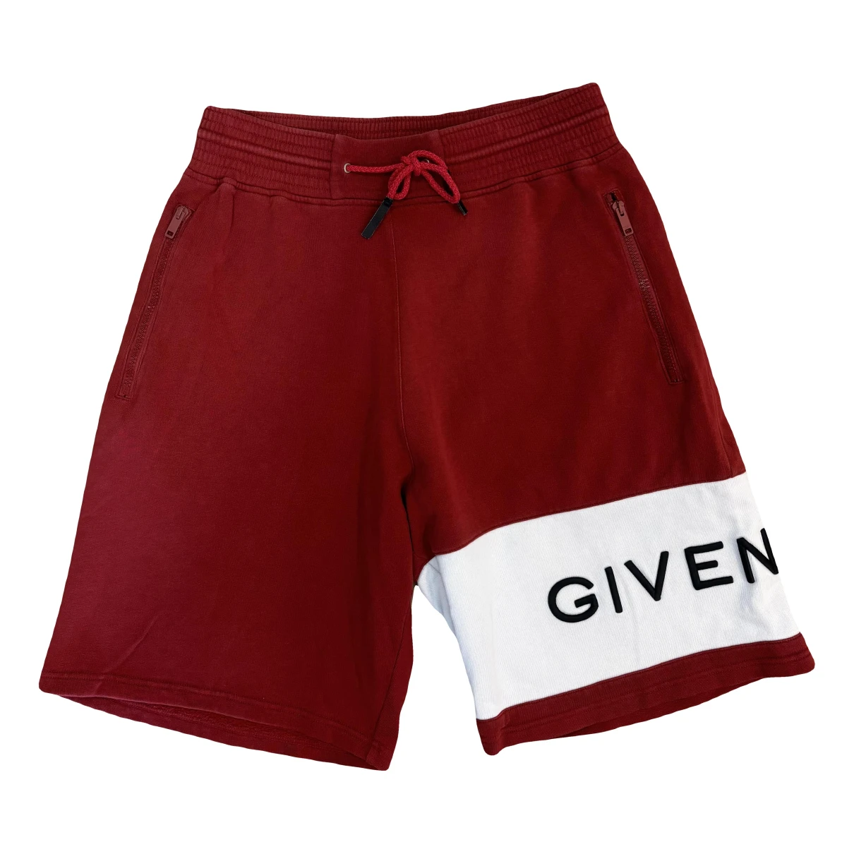 Pre-owned Givenchy Short In Burgundy