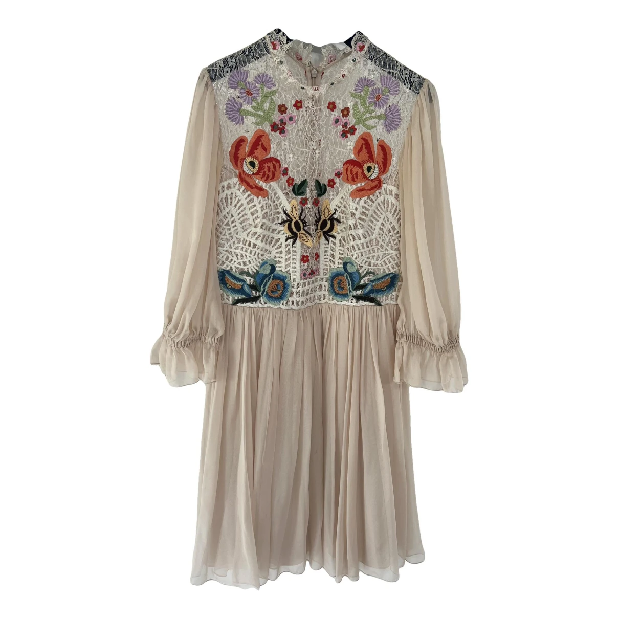 Pre-owned Temperley London Silk Mini Dress In Other