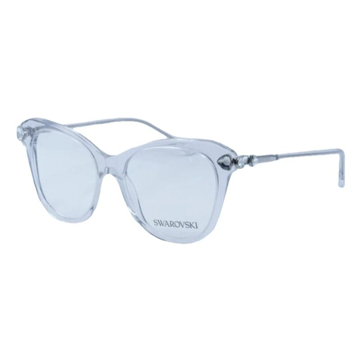 Pre-owned Swarovski Sunglasses In White