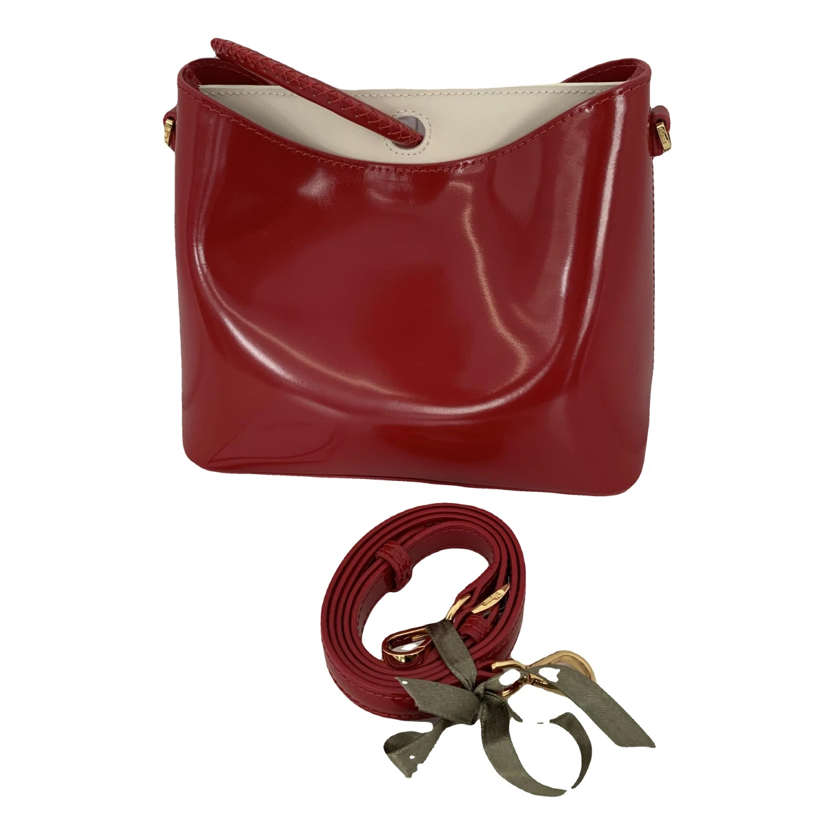 Pre-owned Elleme Leather Handbag In Red