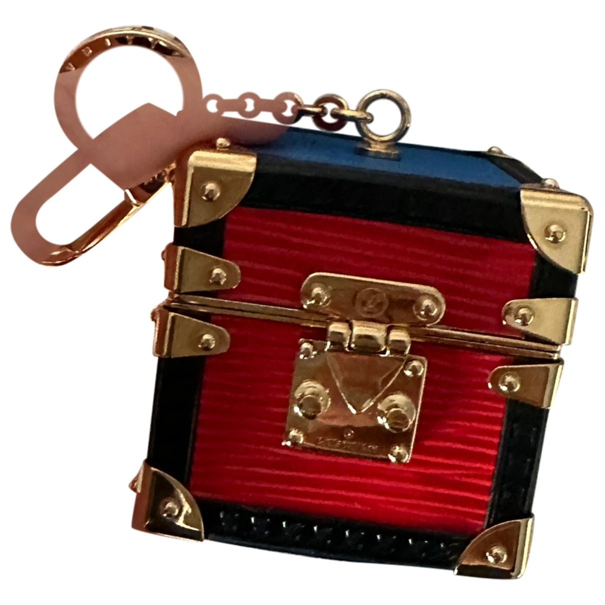 Pre-owned Louis Vuitton Leather Bag Charm In Multicolour