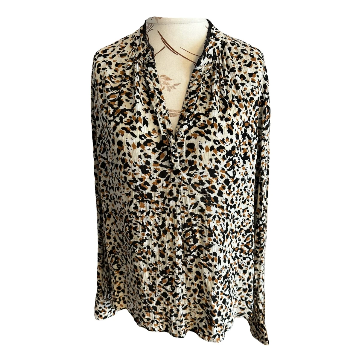 Pre-owned Zadig & Voltaire Blouse In Brown