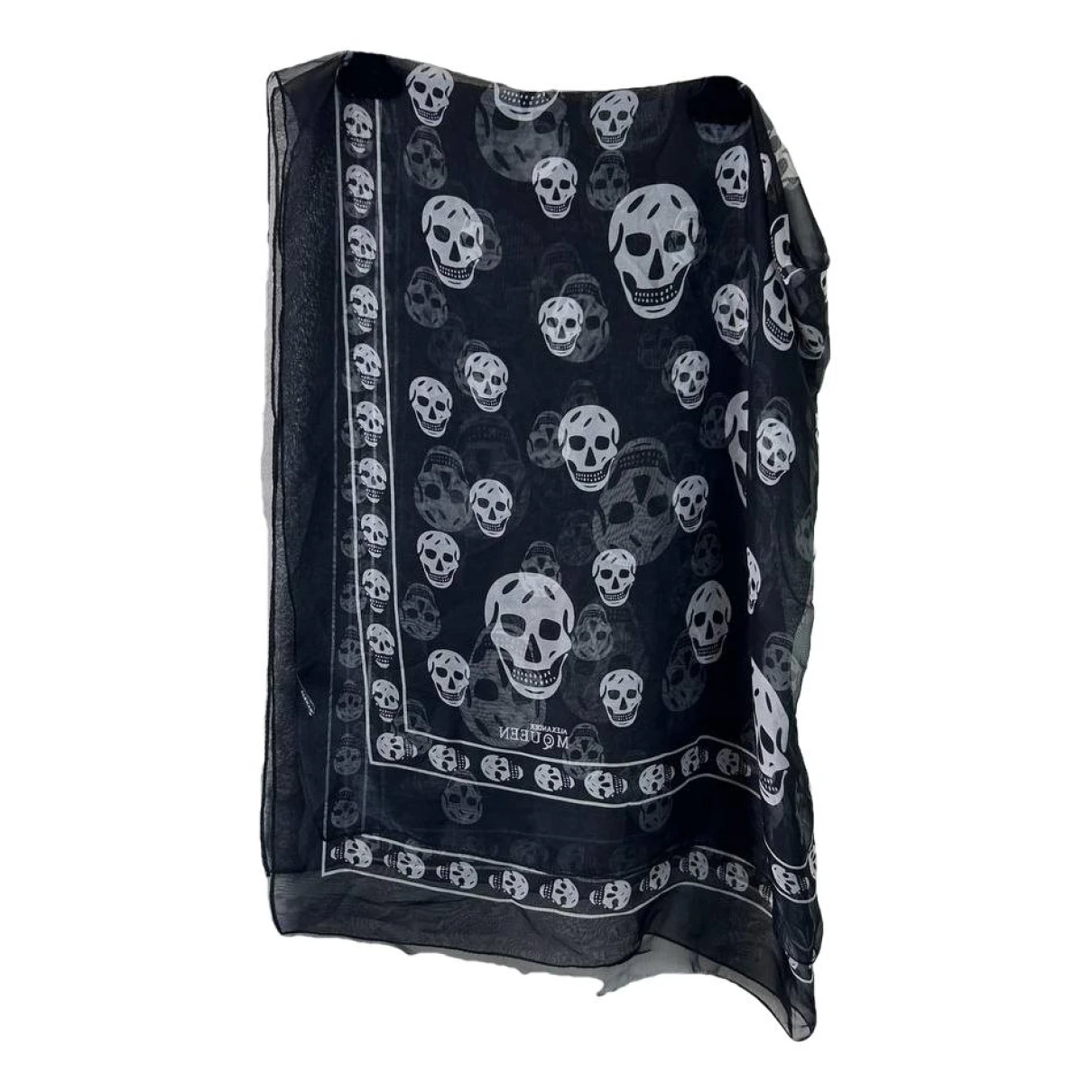 Pre-owned Mcq By Alexander Mcqueen Scarf In Black