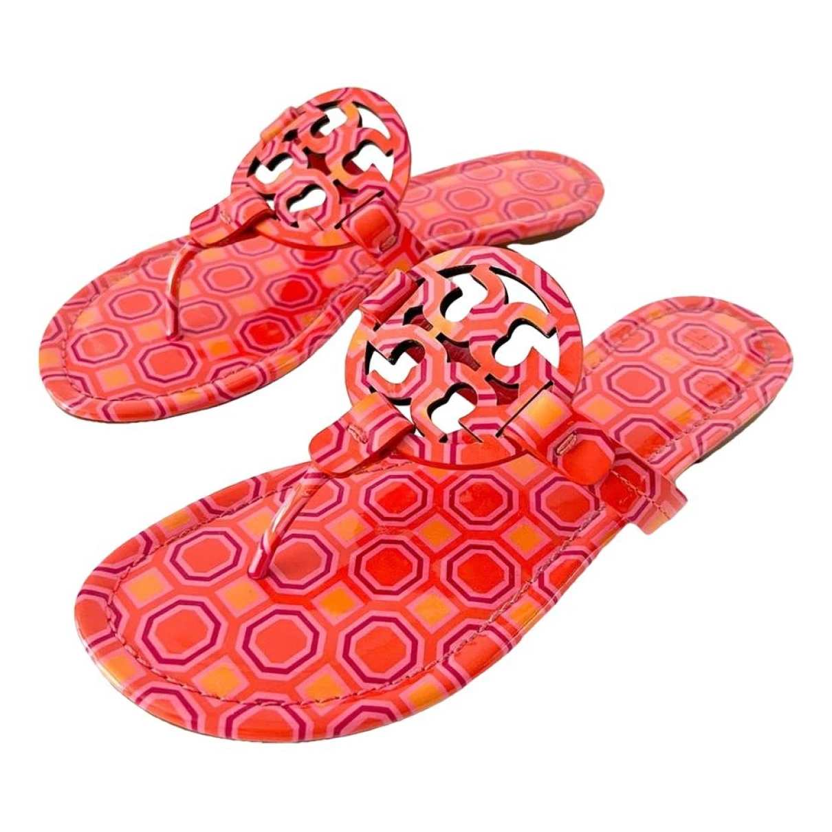 Pre-owned Tory Burch Leather Sandal In Pink
