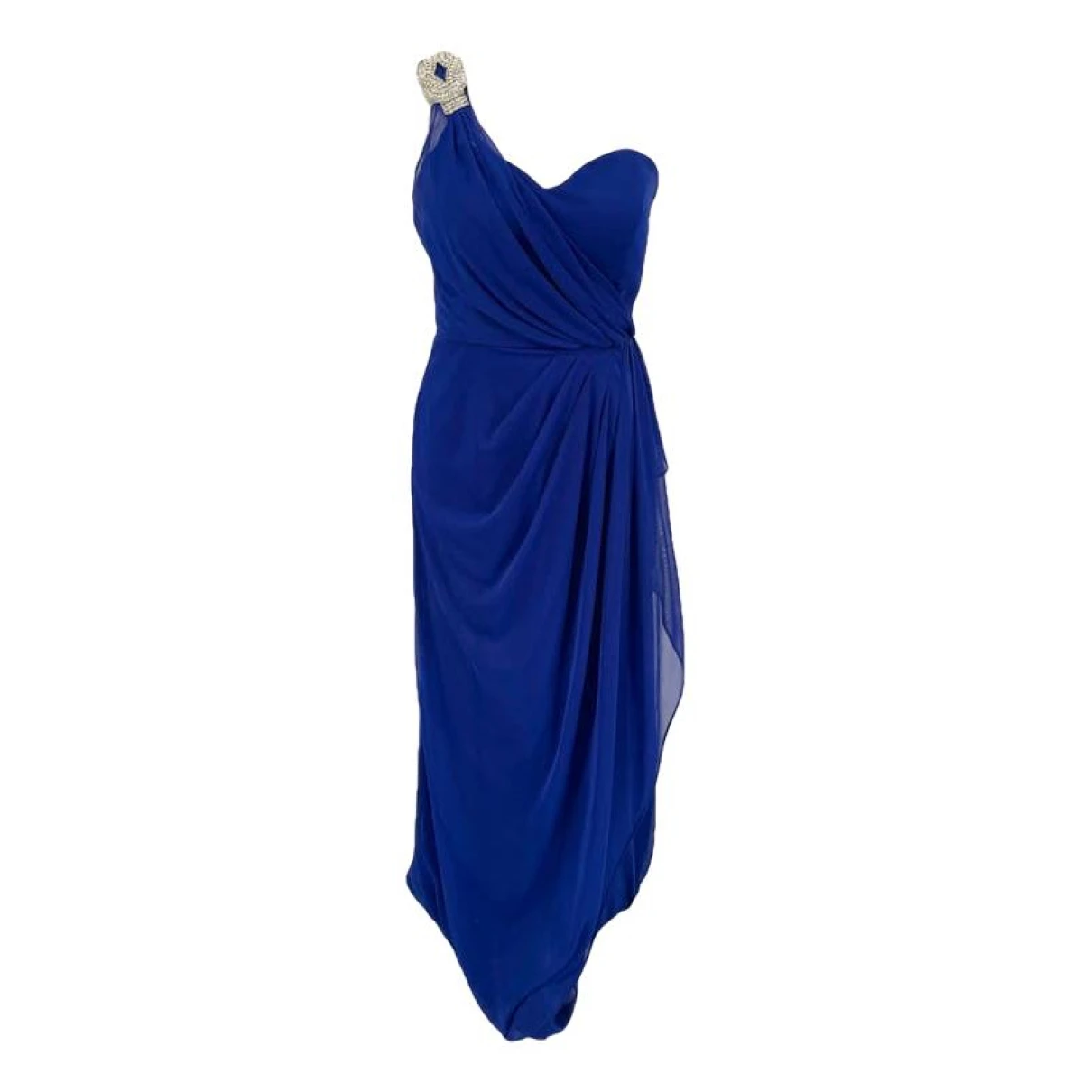 Pre-owned Xscape Maxi Dress In Blue