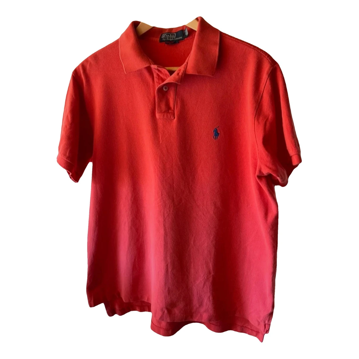 Pre-owned Polo Ralph Lauren Polo Ajusté Manches Courtes Polo Shirt In Orange