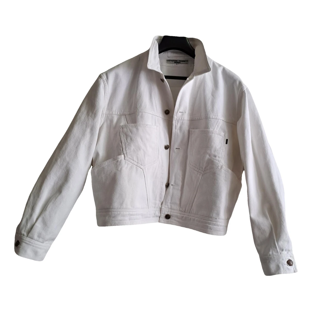 Pre-owned Katharine Hamnett Jacket In White