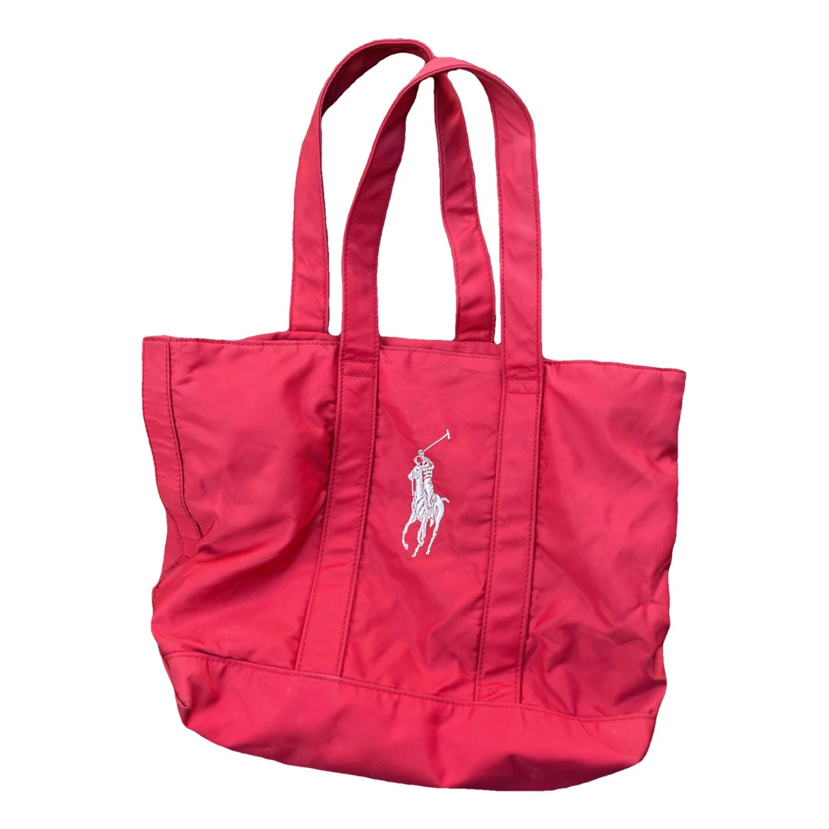 Pre-owned Ralph Lauren Tote In Red