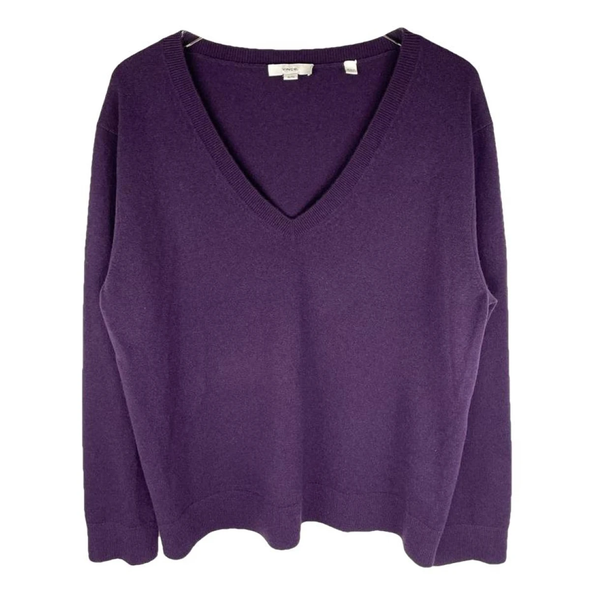 Pre-owned Vince Cashmere Jumper In Purple