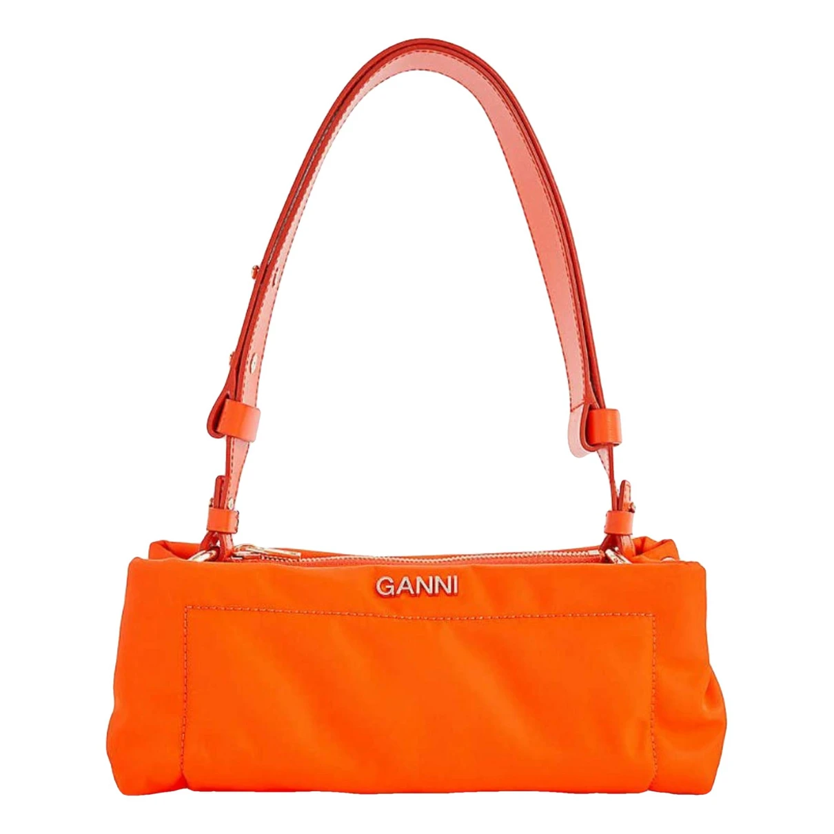 Pre-owned Ganni Mini Bag In Orange