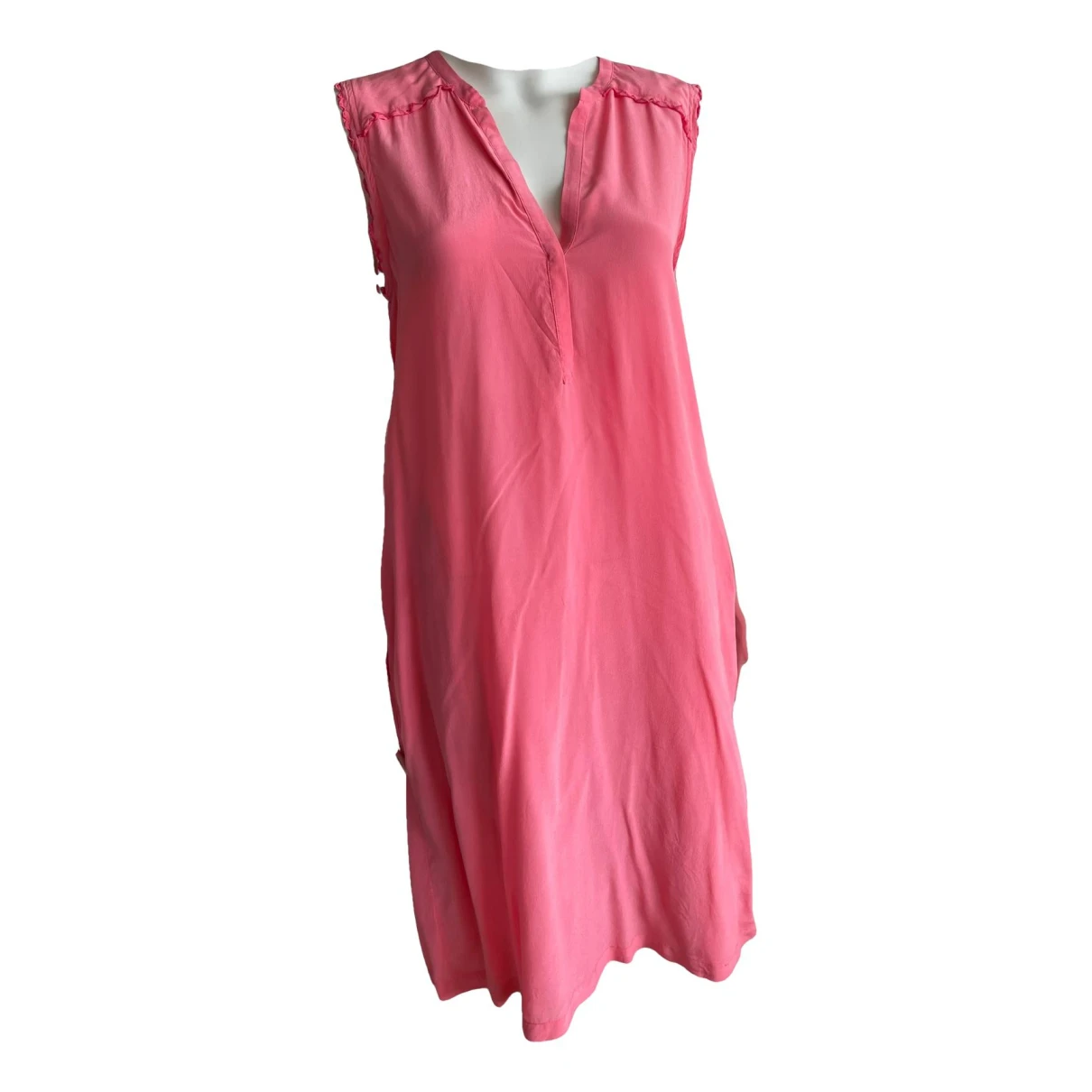 Pre-owned Custommade Silk Mini Dress In Pink