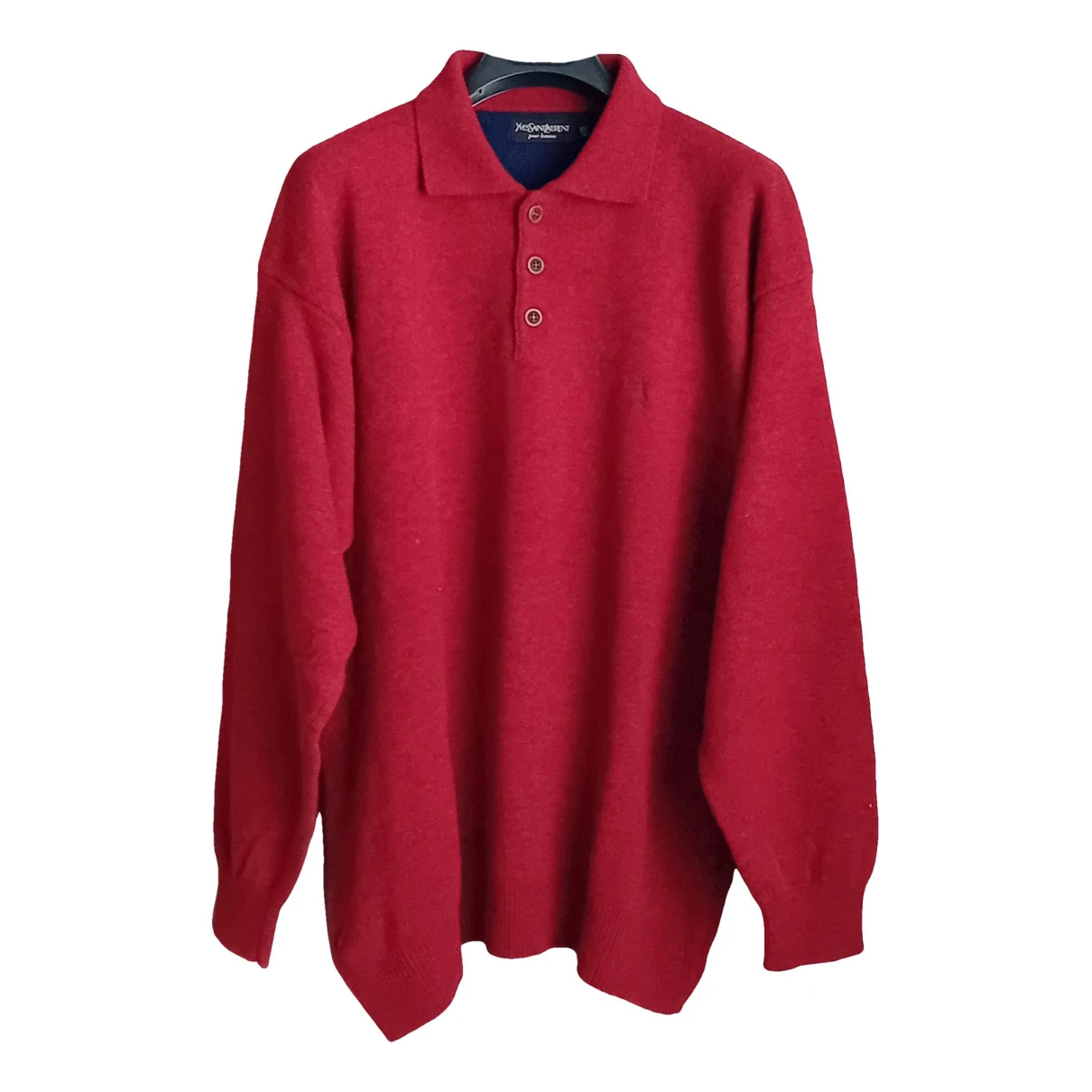 Pre-owned Saint Laurent Wool Pull In Red
