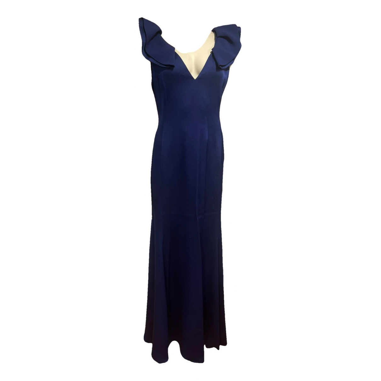 Pre-owned Emporio Armani Maxi Dress In Blue