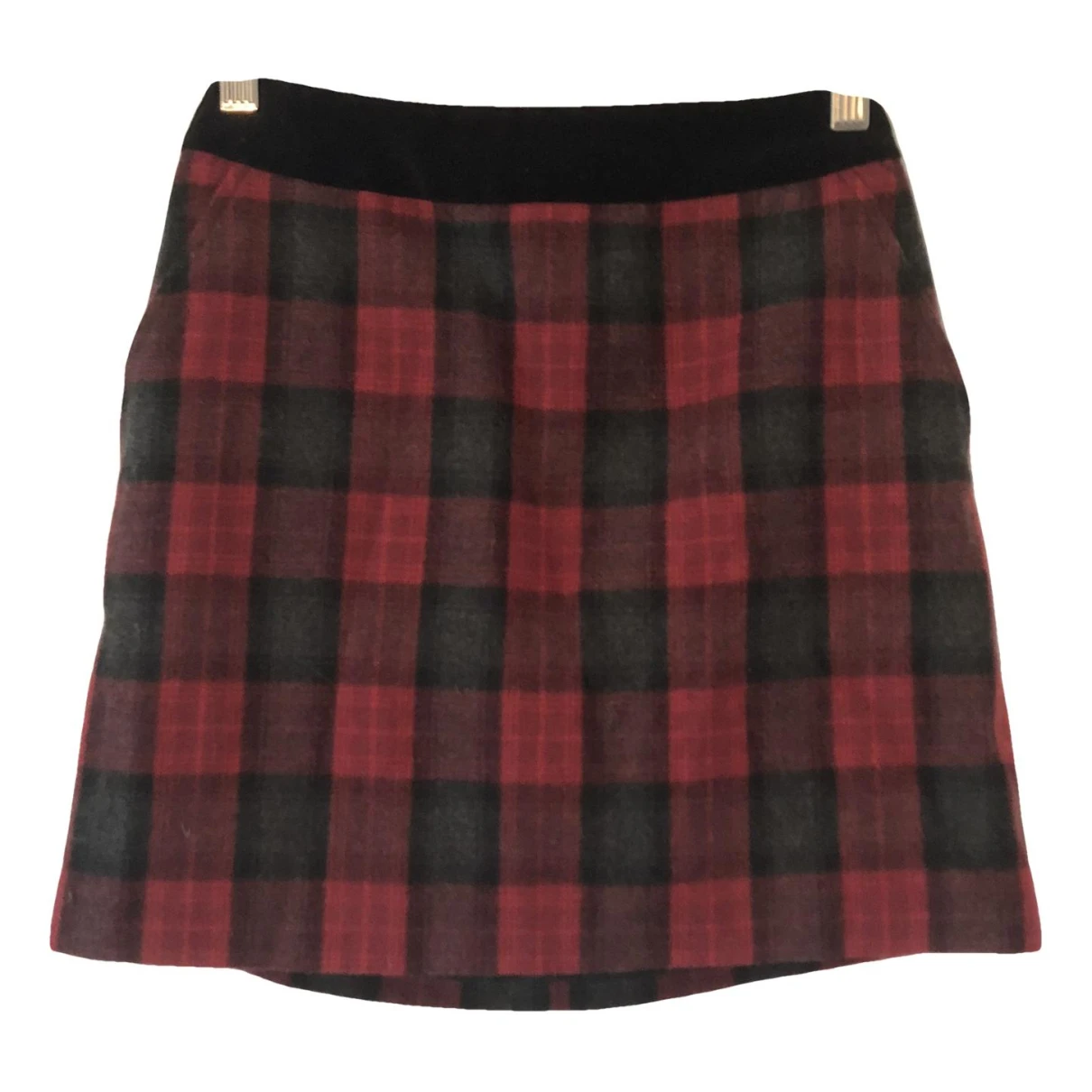 Pre-owned Jack Wills Wool Mid-length Skirt In Red