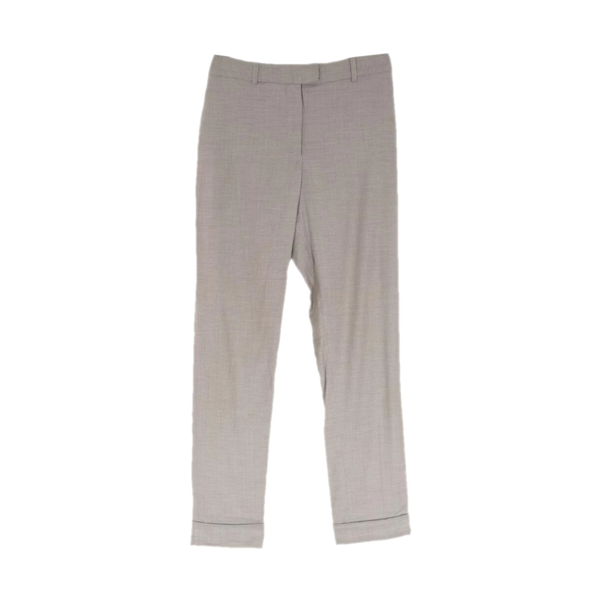 Pre-owned Maison Ullens Slim Pants In Grey