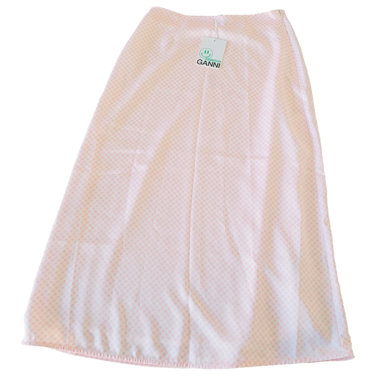 Pre-owned Ganni Mid-length Skirt In Pink