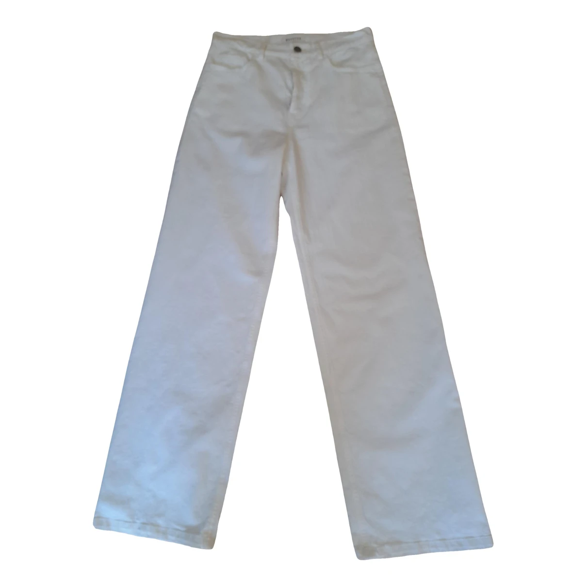 Pre-owned Masscob Large Pants In White