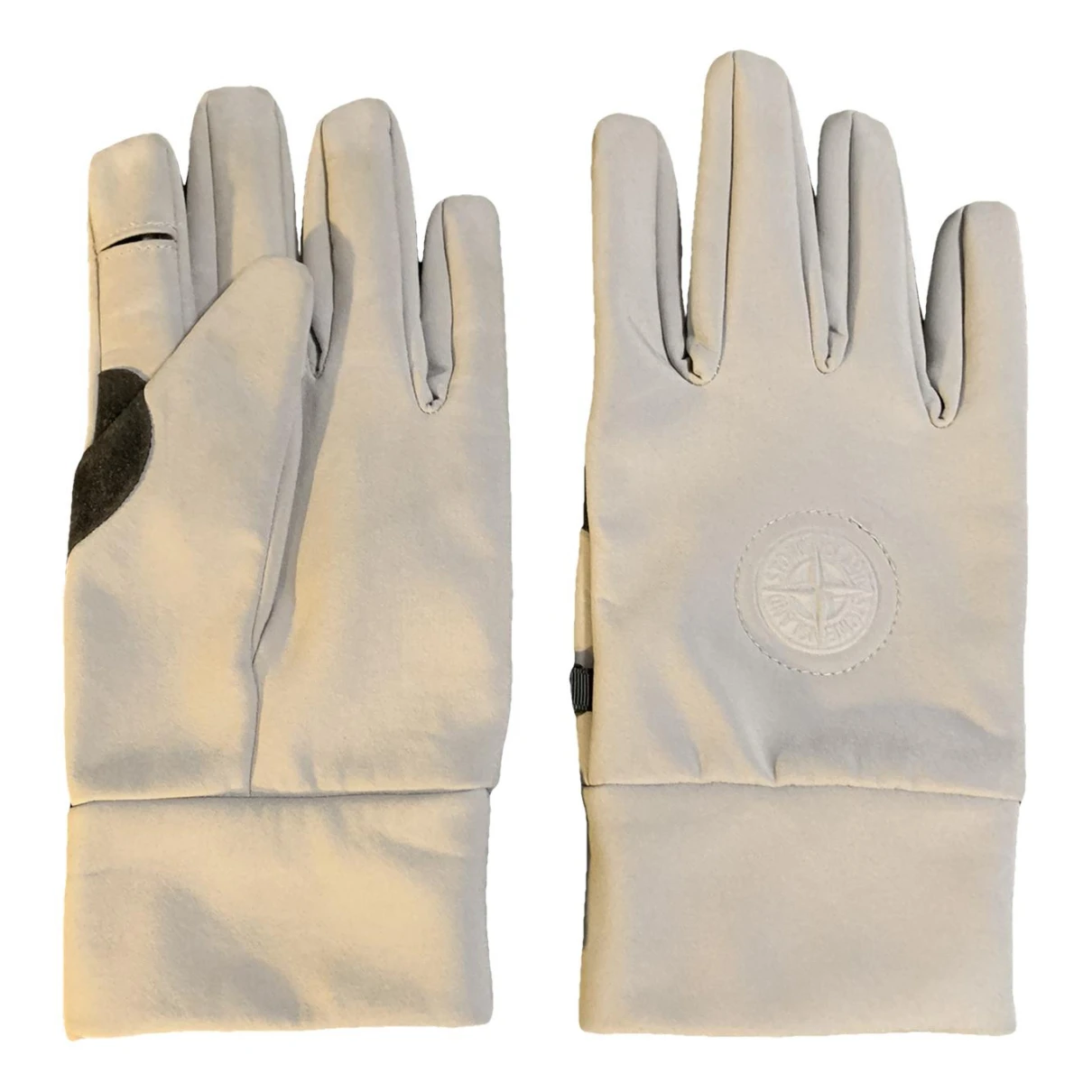 Pre-owned Stone Island Gloves In Silver