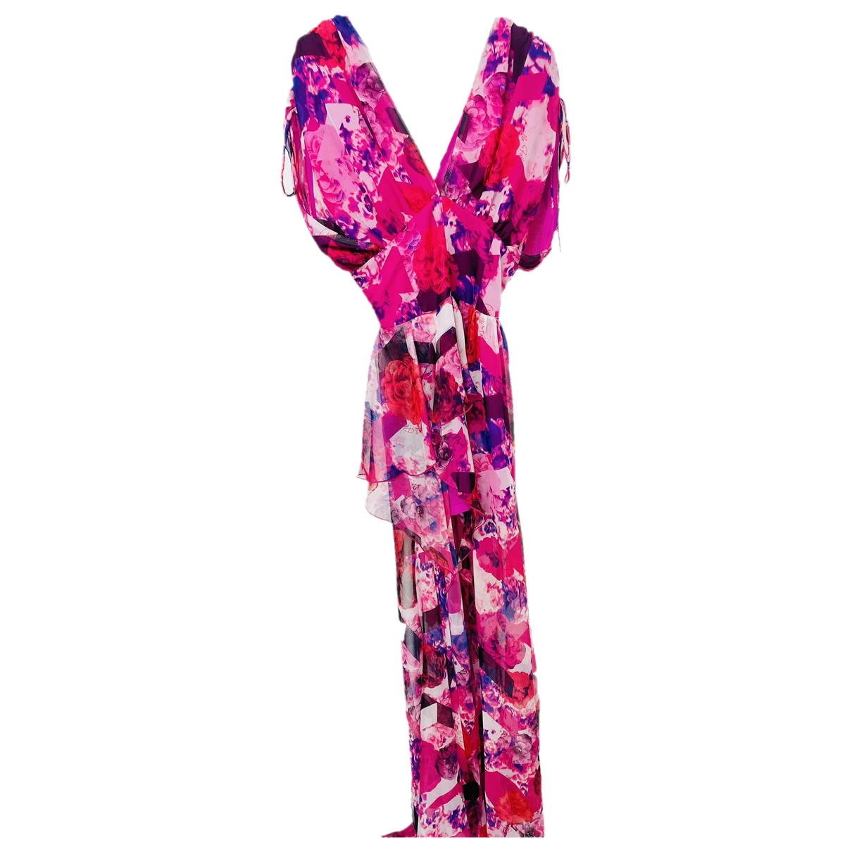 Pre-owned Gaelle Paris Maxi Dress In Pink
