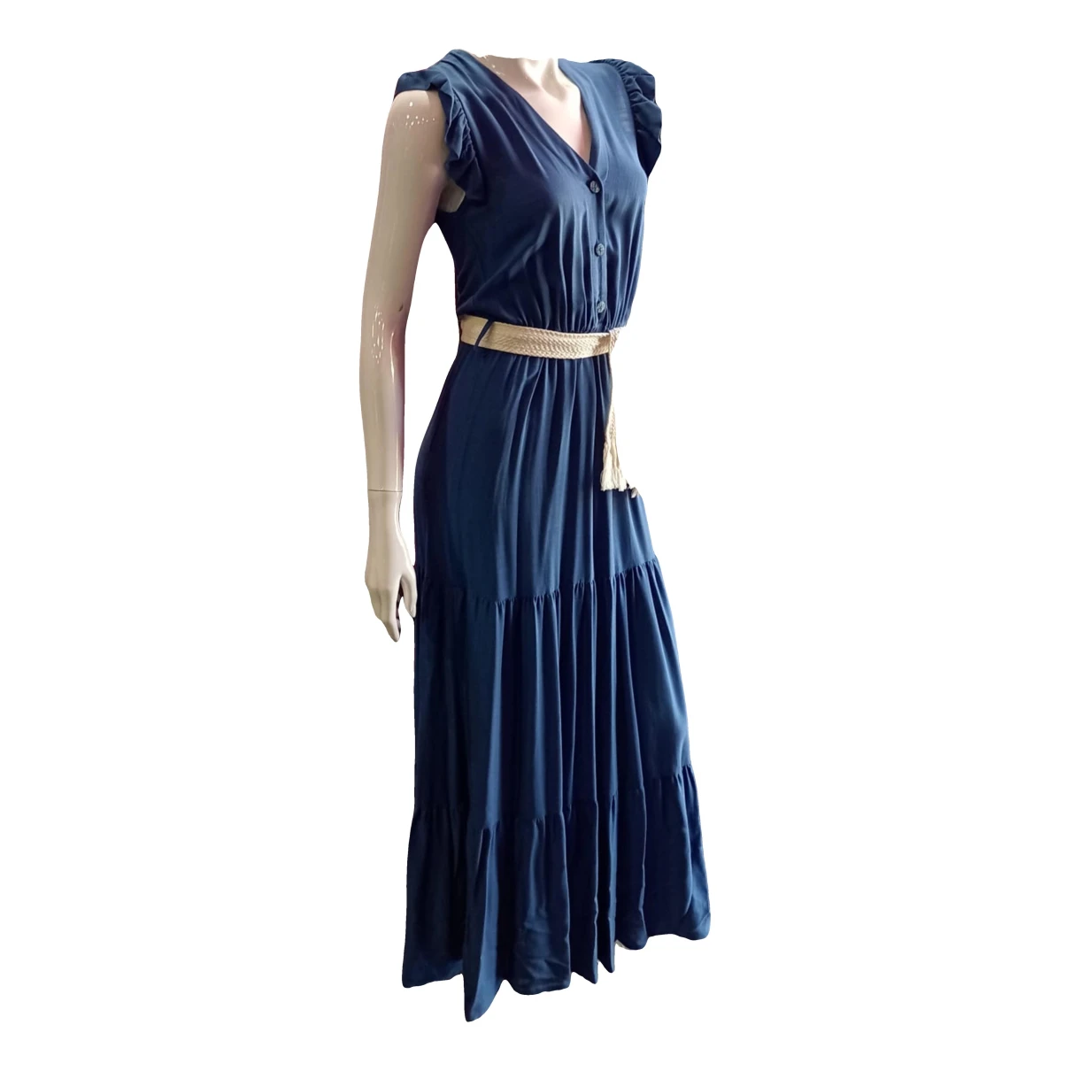 Pre-owned Valentino Dress In Blue