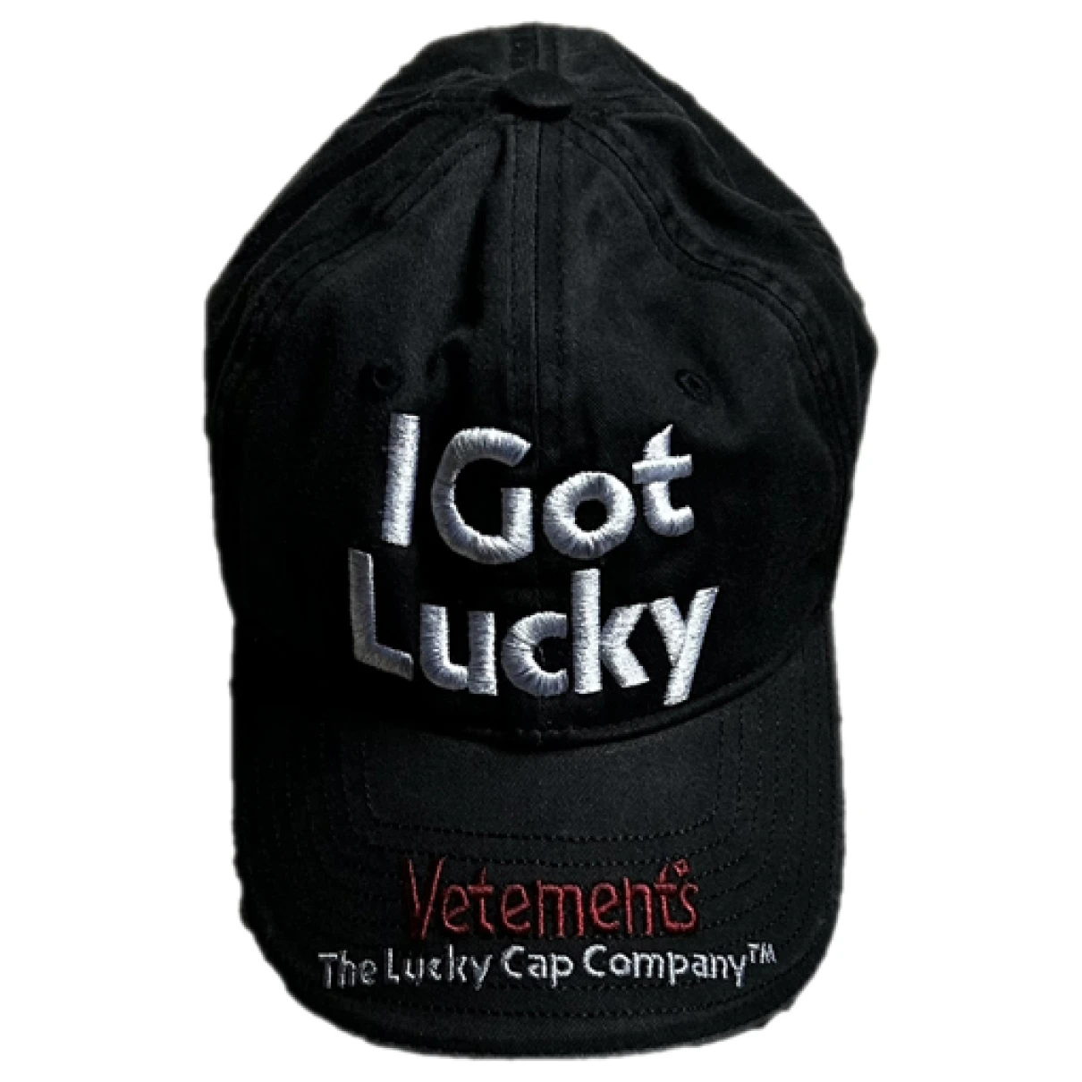 Pre-owned Vetements Hat In Black
