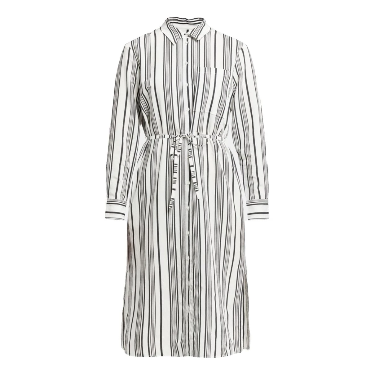 Pre-owned Marc O'polo Mid-length Dress In White