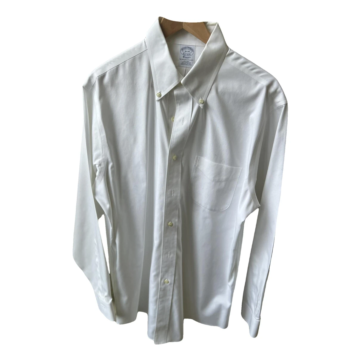 Pre-owned Brooks Brothers Shirt In White