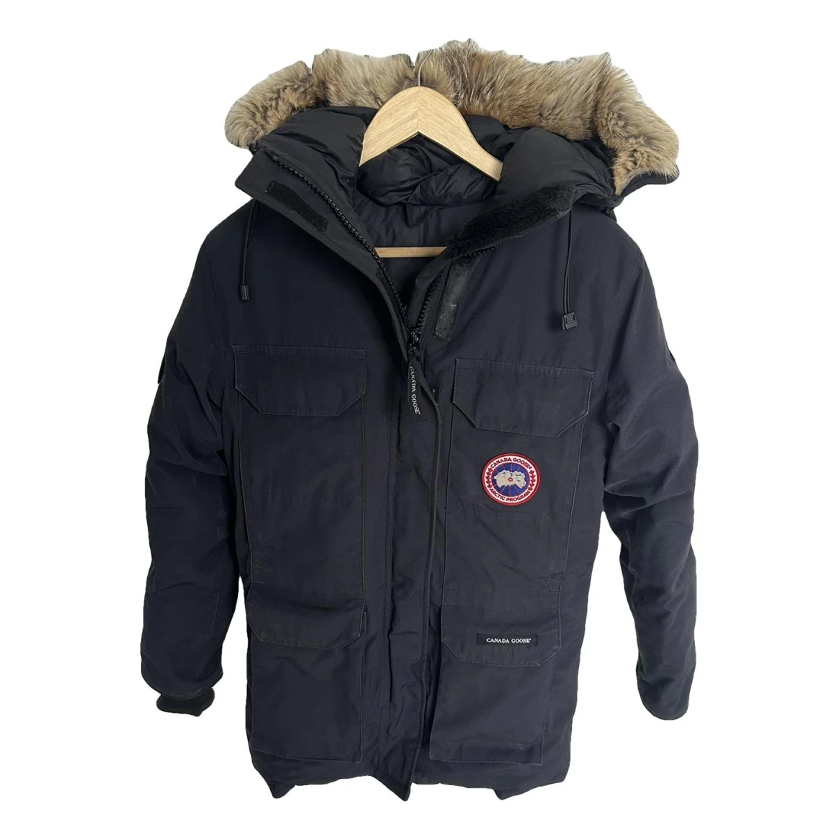 Pre-owned Canada Goose Expedition Jacket In Navy