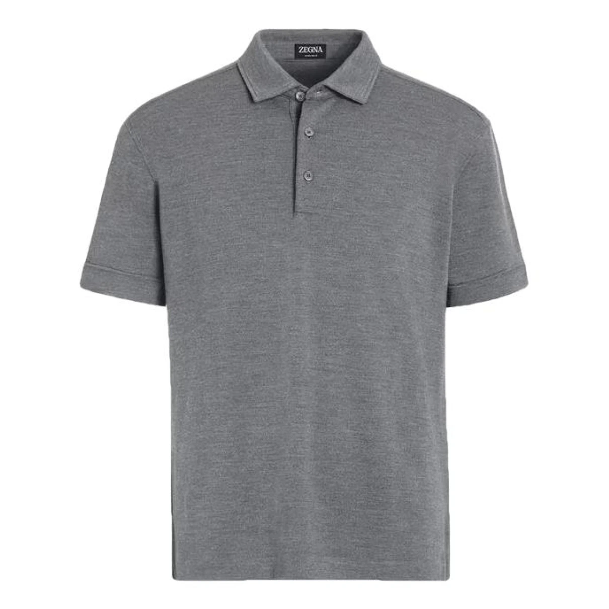 Pre-owned Zegna Polo Shirt In Grey