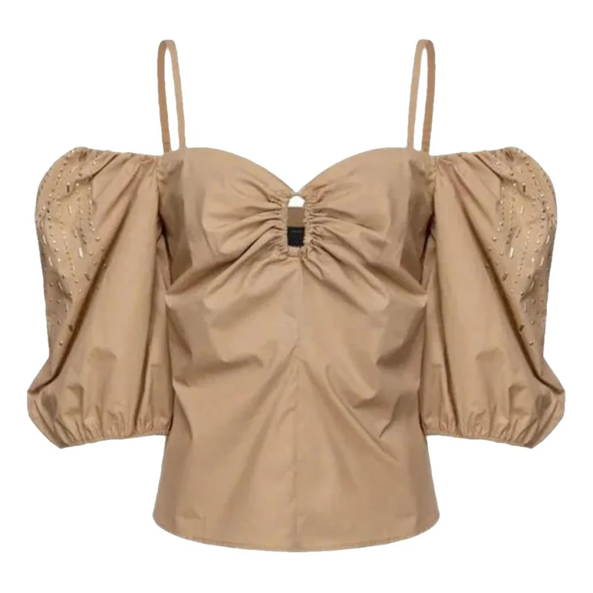 Pre-owned Pinko Blouse In Beige