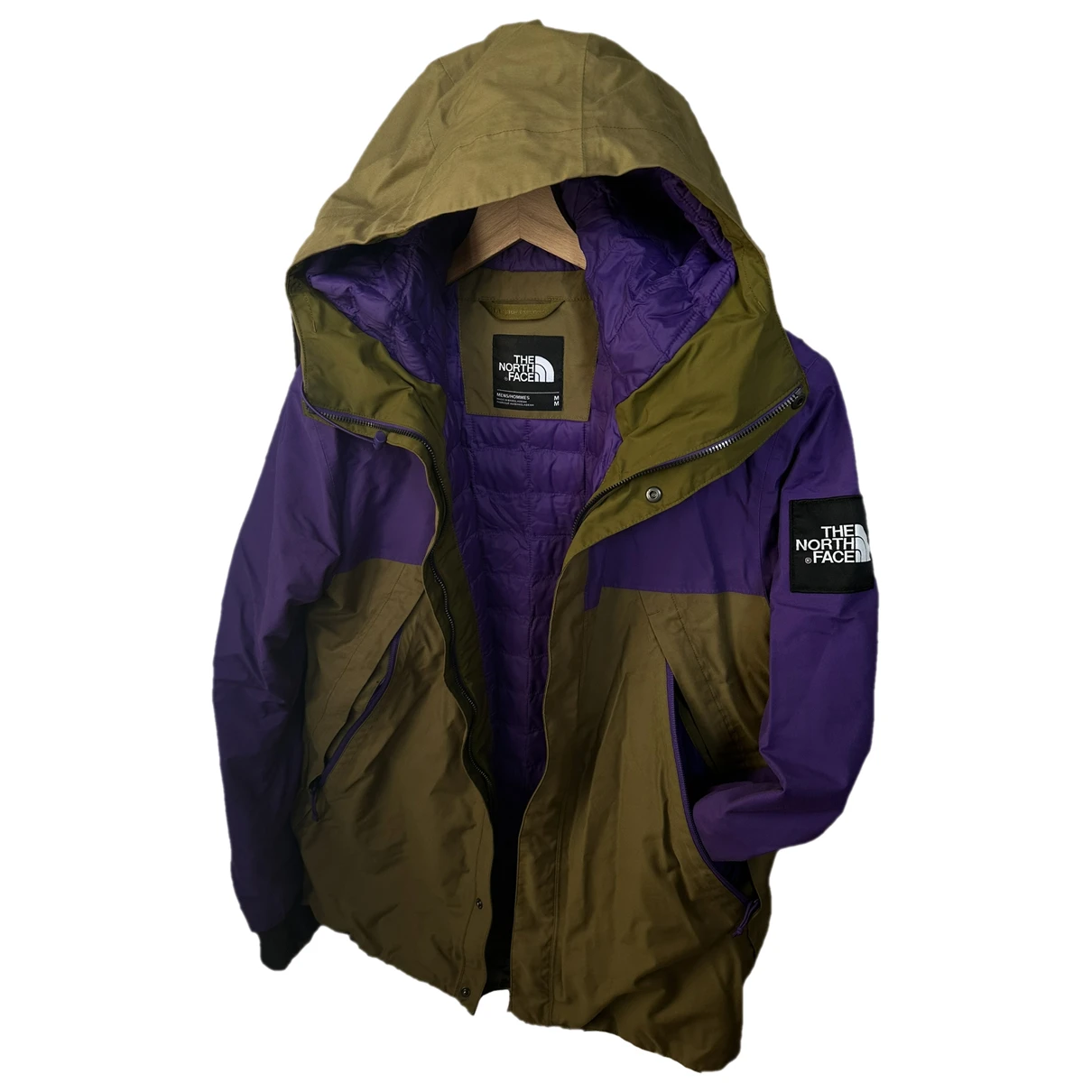 Pre-owned The North Face Vest In Purple