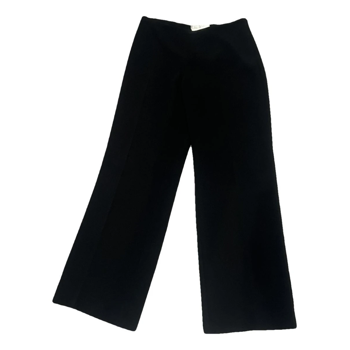 Pre-owned Max Mara Large Pants In Black