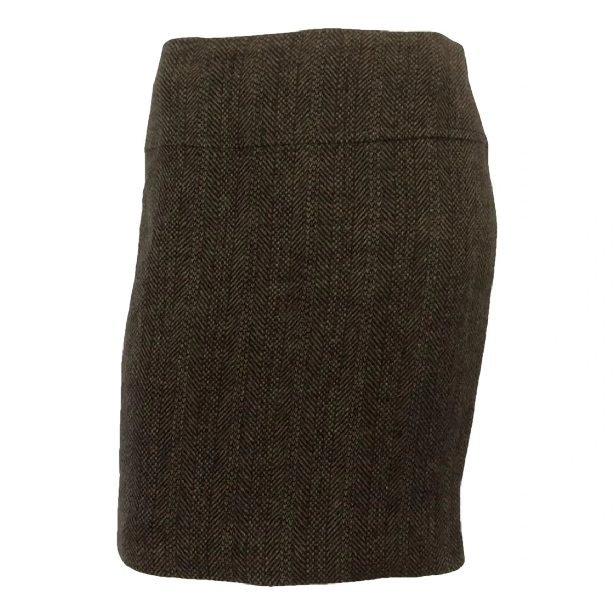 Pre-owned Ralph Lauren Wool Mid-length Skirt In Brown
