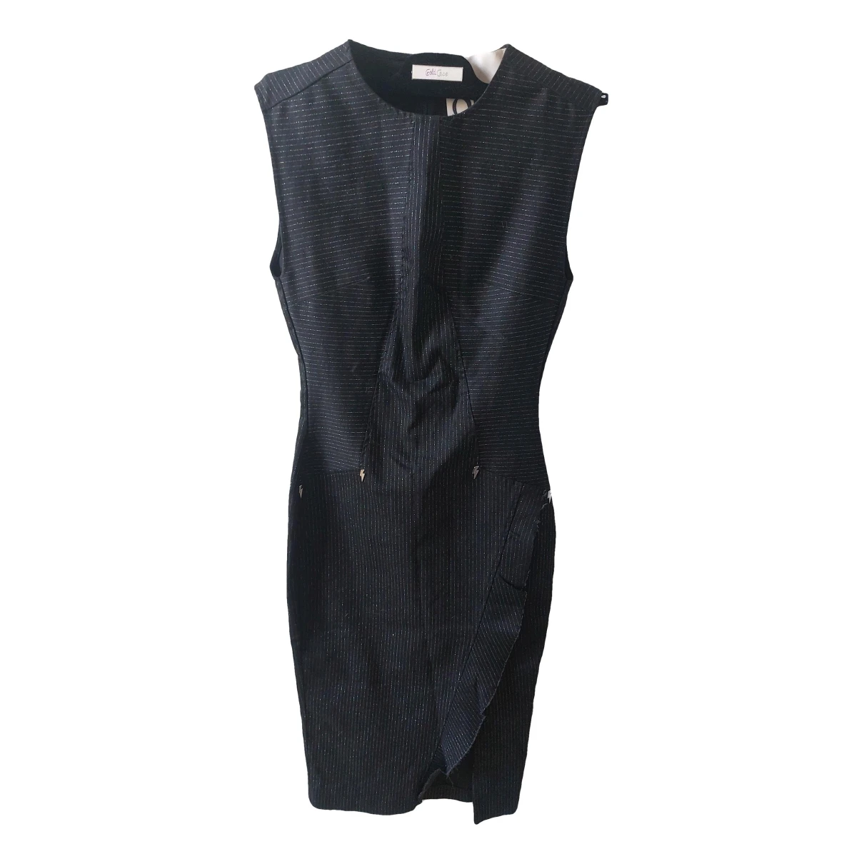 Pre-owned 8pm Mid-length Dress In Black