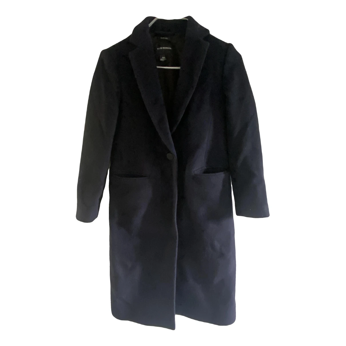 Pre-owned Club Monaco Trench Coat In Blue
