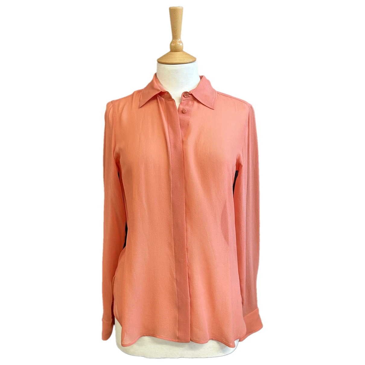 Pre-owned Max Mara Silk Shirt In Orange