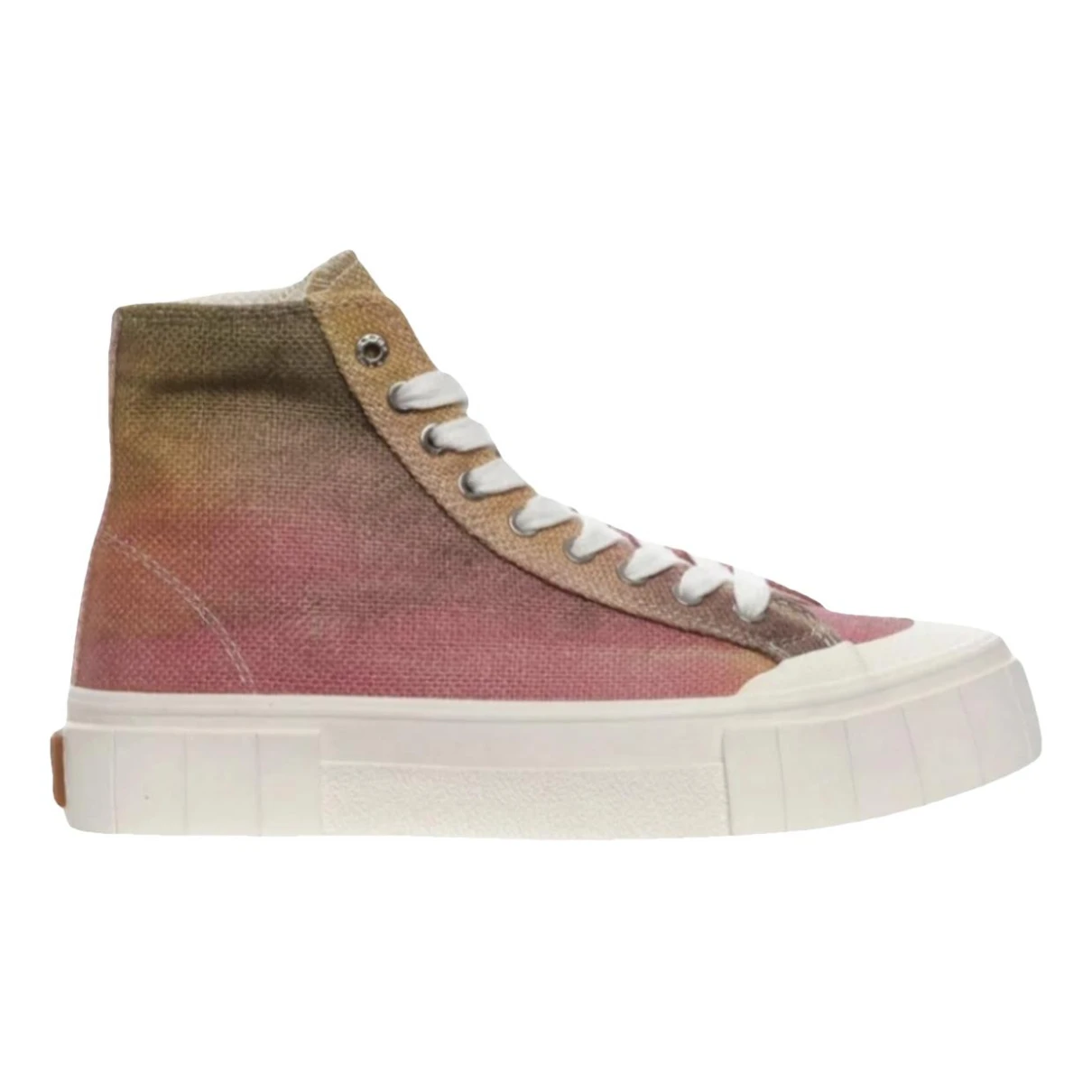 Pre-owned Good News Cloth Trainers In Multicolour