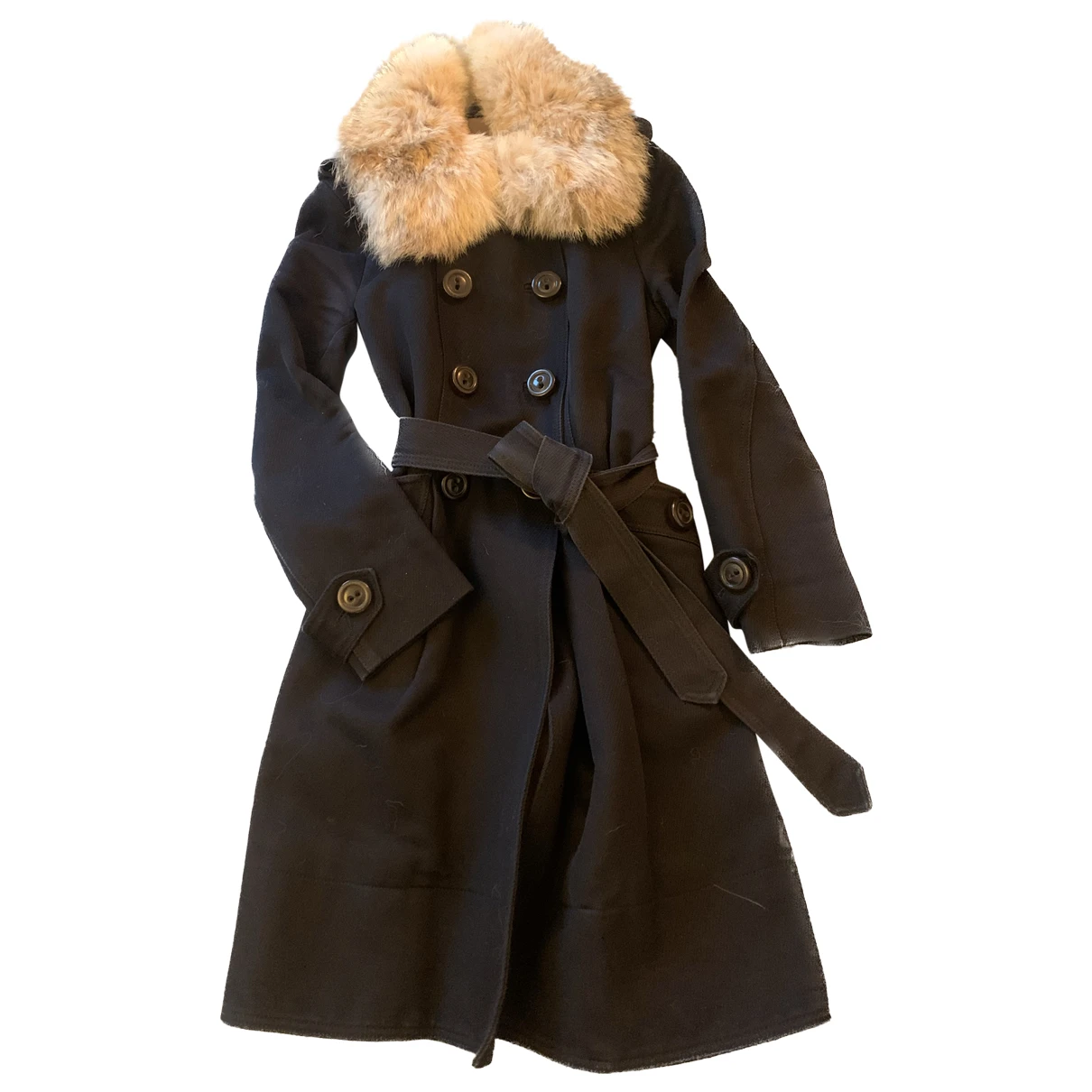 Pre-owned Marc By Marc Jacobs Coat In Black