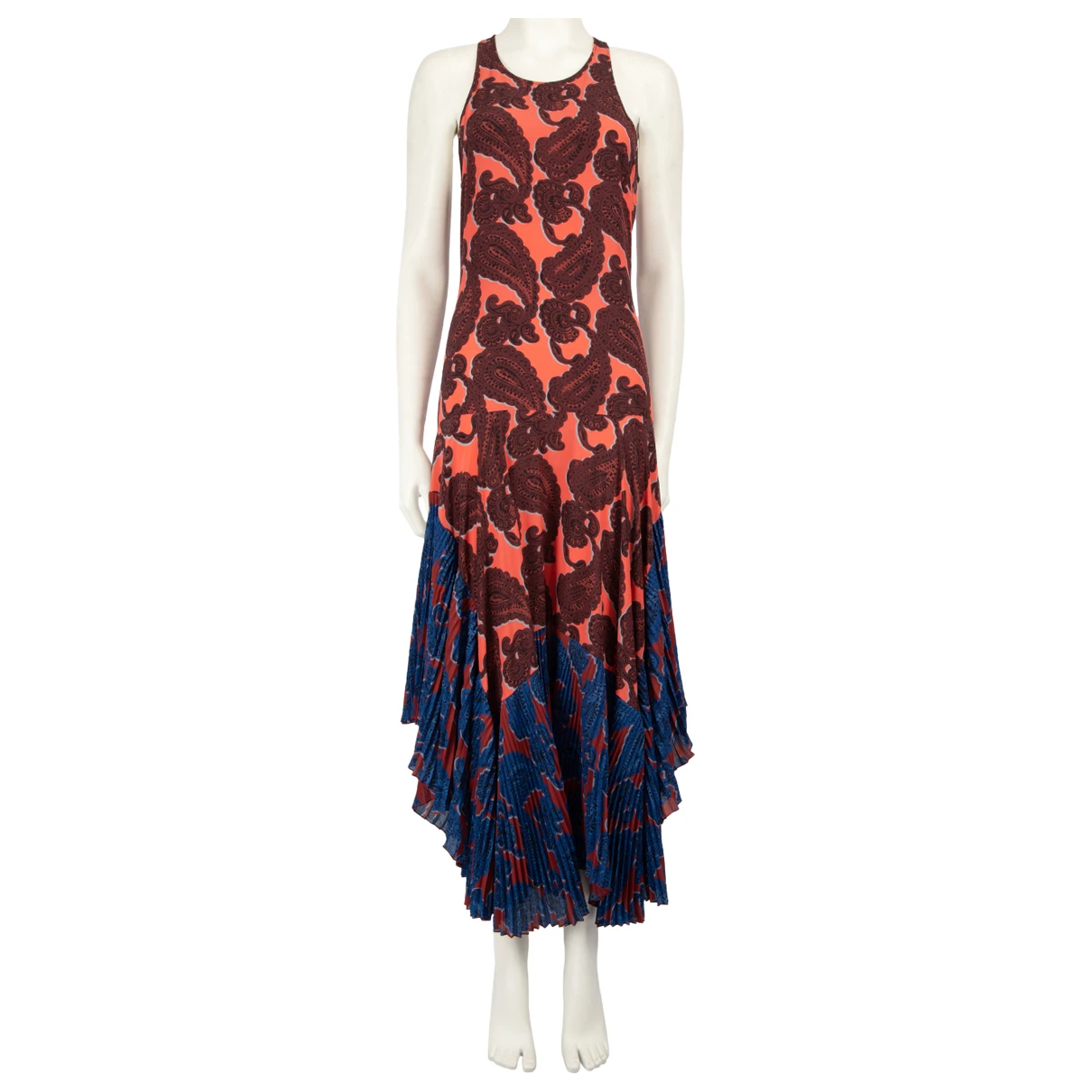 Pre-owned Stella Mccartney Silk Maxi Dress In Multicolour