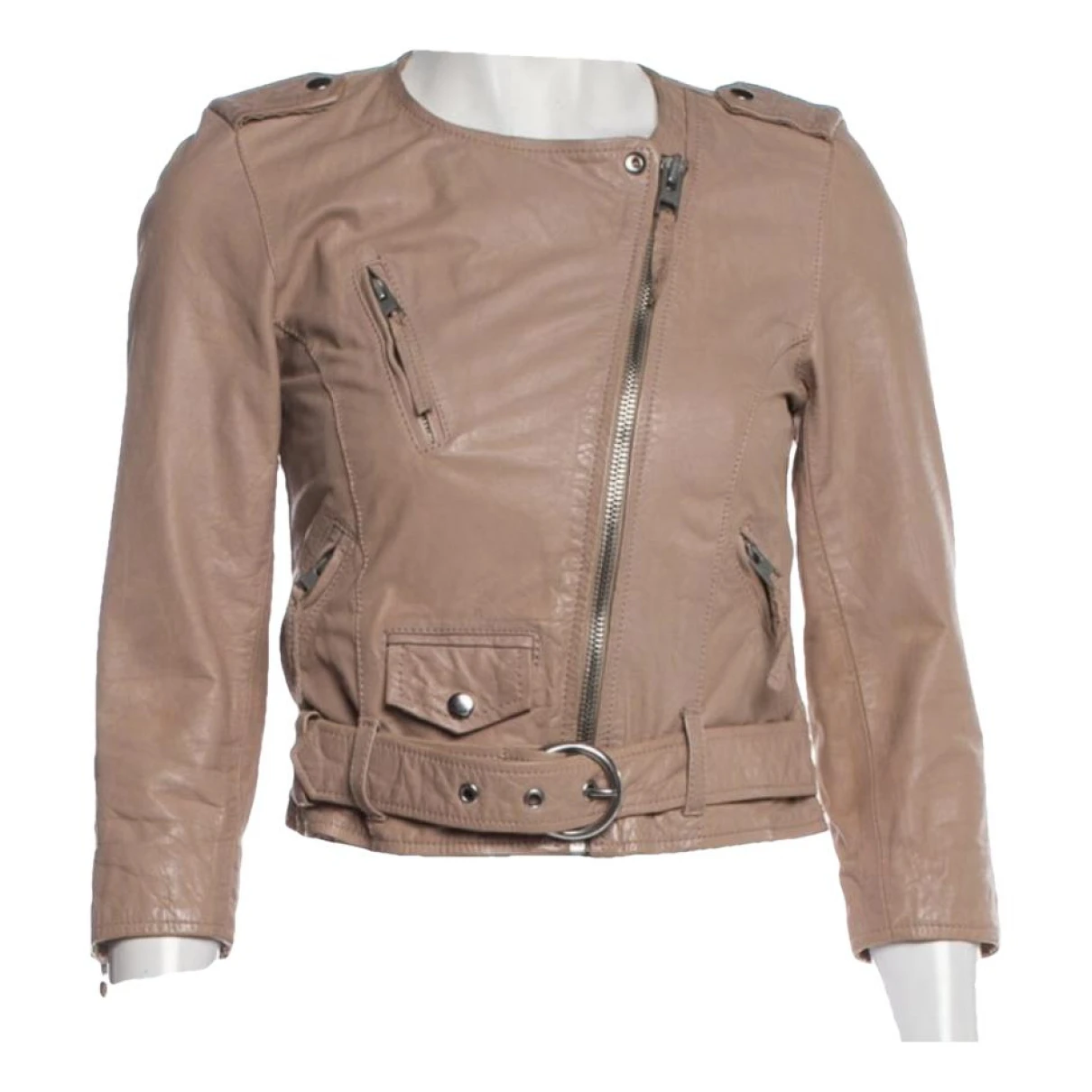 Pre-owned Allsaints Leather Top In Other