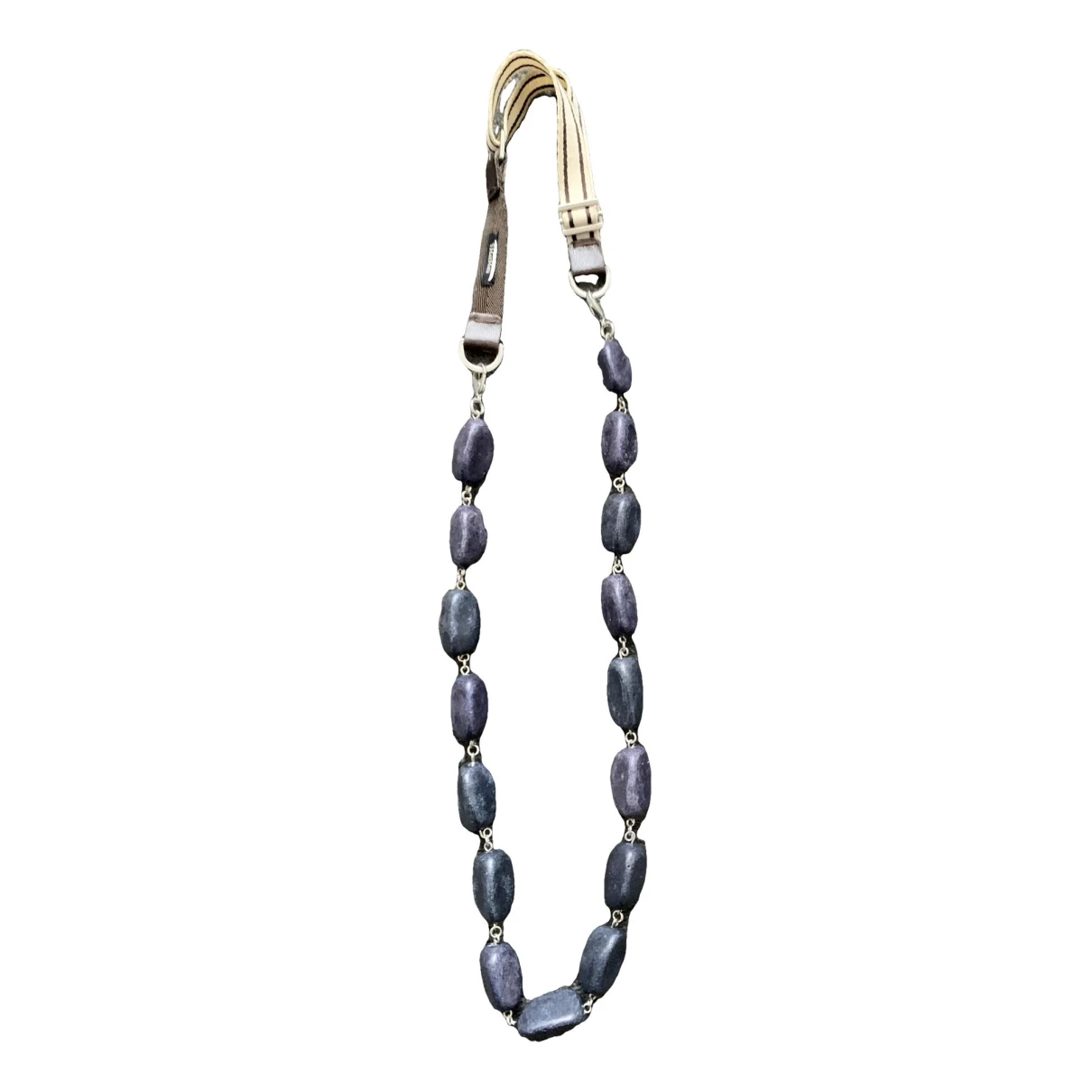 Pre-owned Max Mara Necklace In Blue