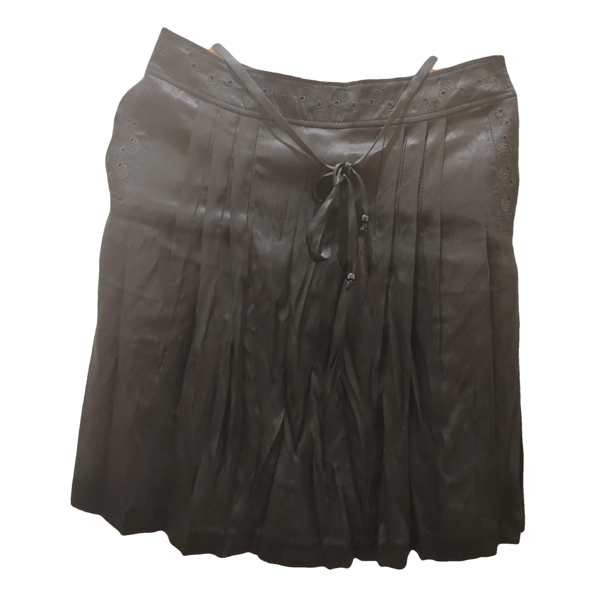 Pre-owned See By Chloé Silk Skirt In Black