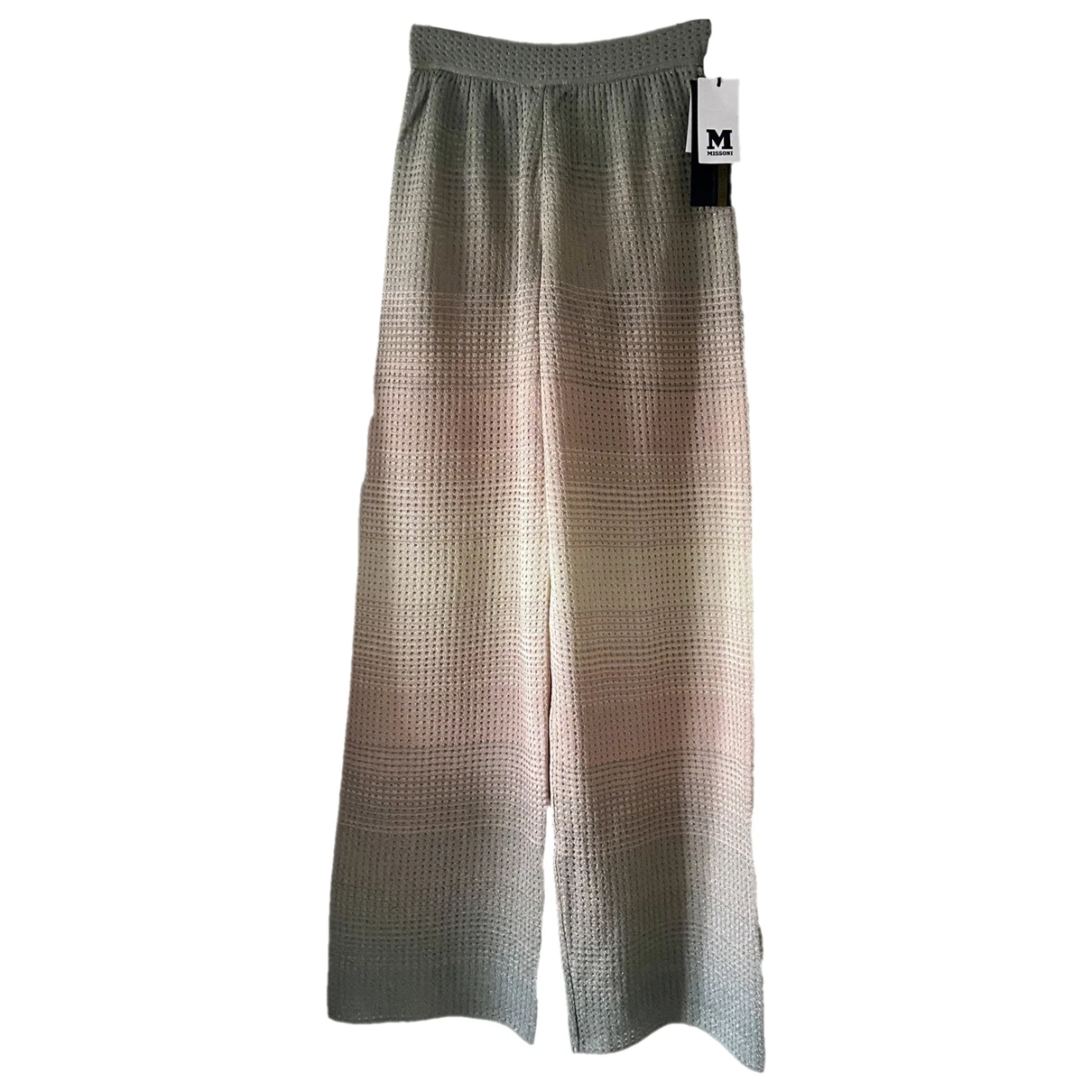 Pre-owned M Missoni Straight Pants In Multicolour